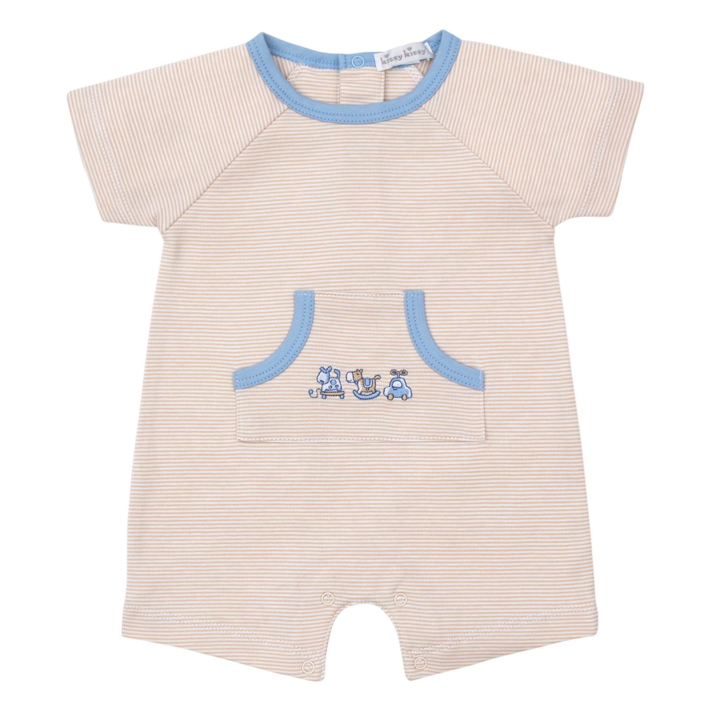 Kissy Kissy Short Stripe Vintage Toy Fun Romper