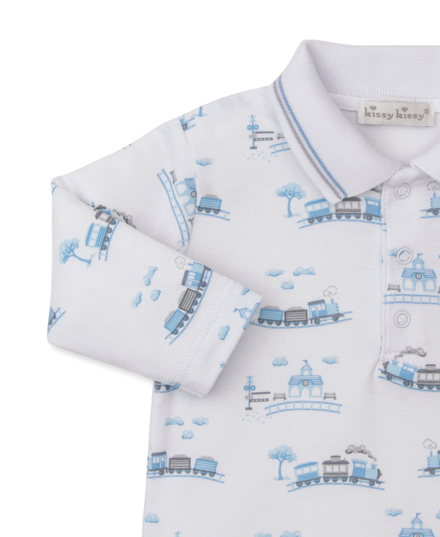 Kissy Kissy Roundabout Railroad Pant Set