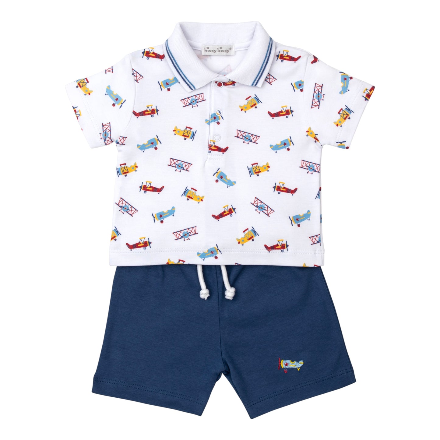 Kissy Kissy Let's Fly Away Bermuda Short Set