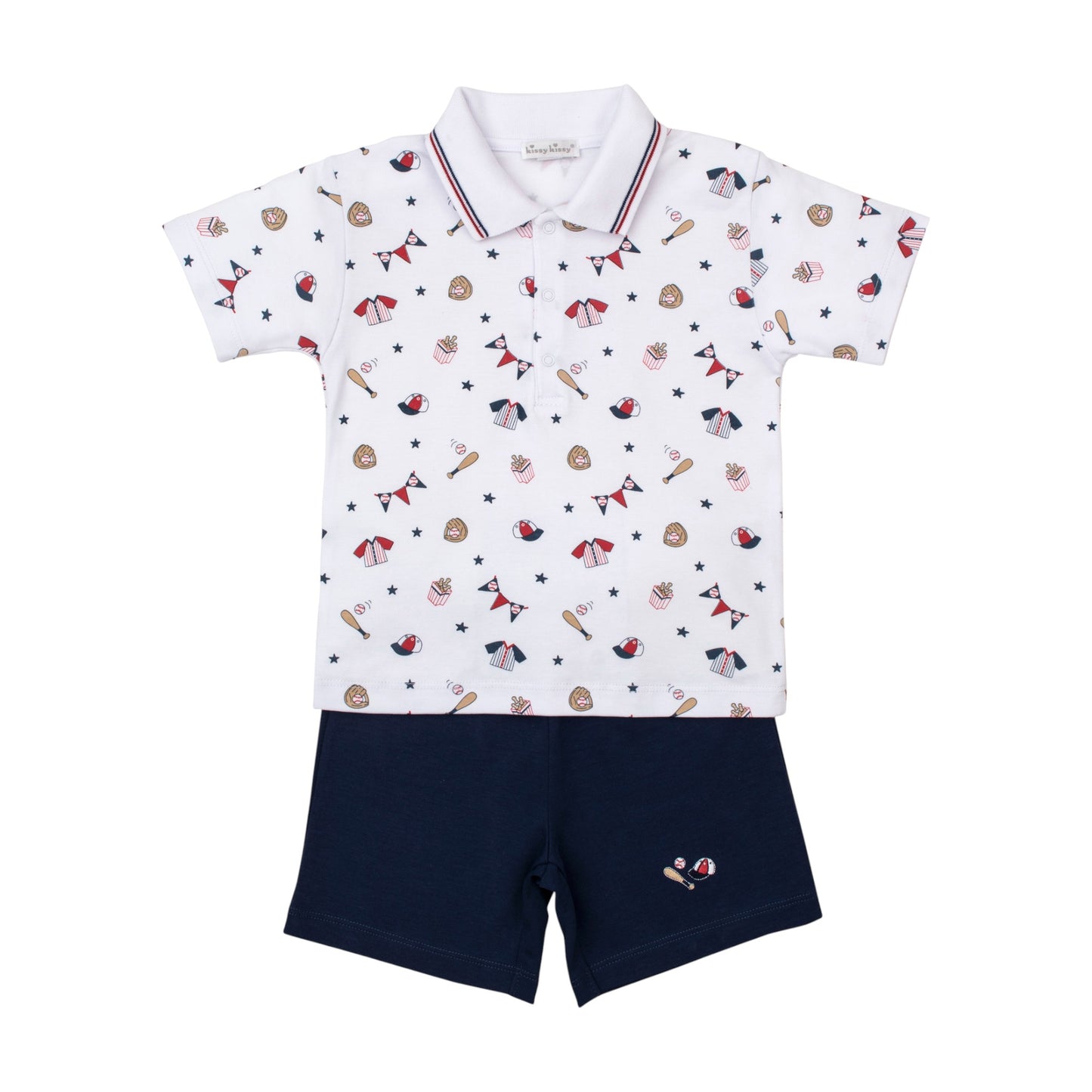 Kissy Kissy Fly Ball Bermuda Short Set