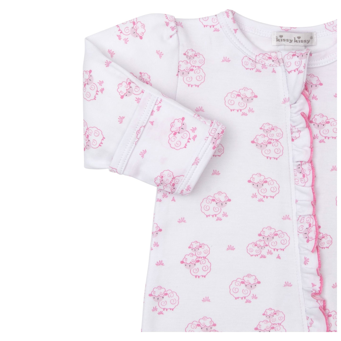 Kissy Kissy Sweet Sheep Zip Footie