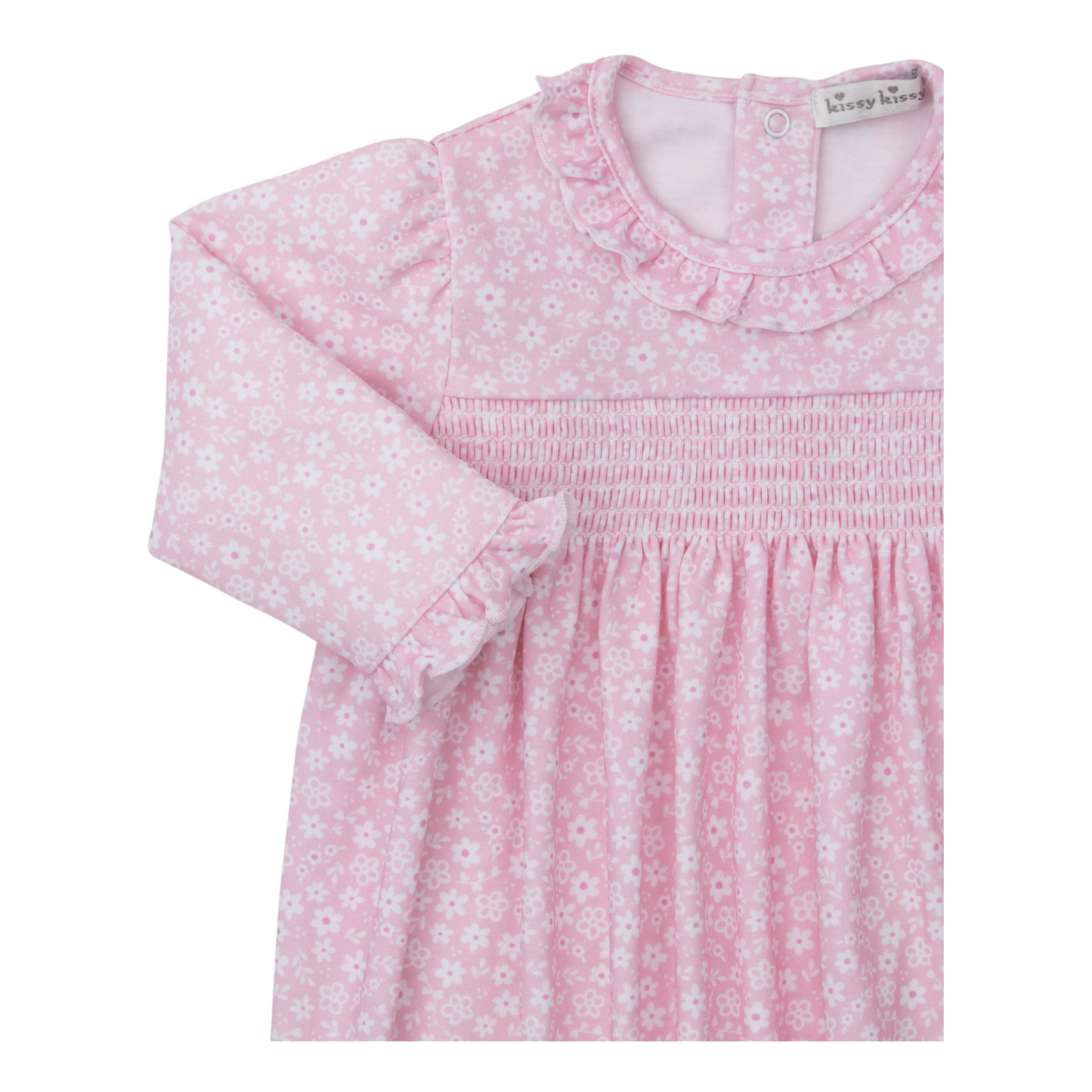 Kissy Kissy Fall in Bloom Smocked Sack Gown