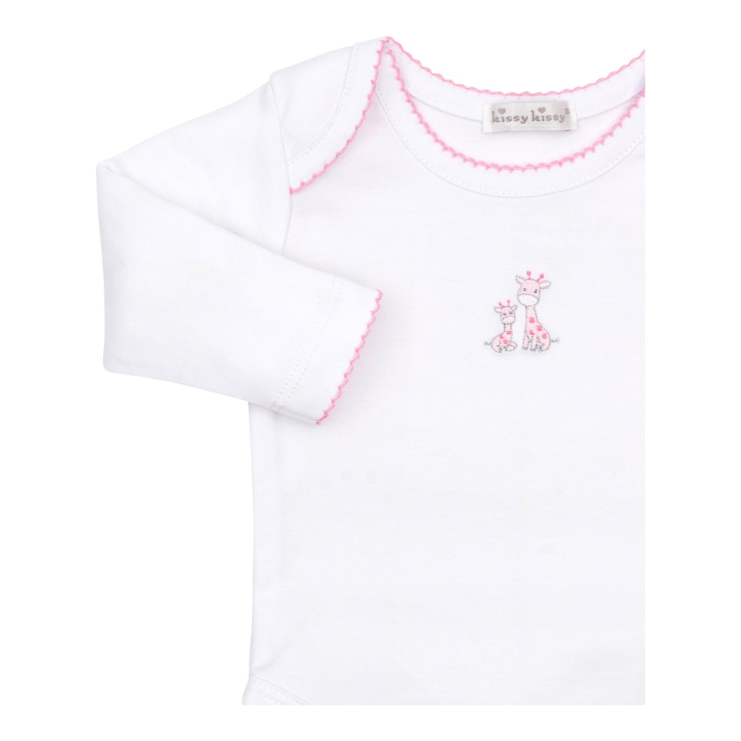 Kissy Kissy Just Giraffes Footed Pant Set