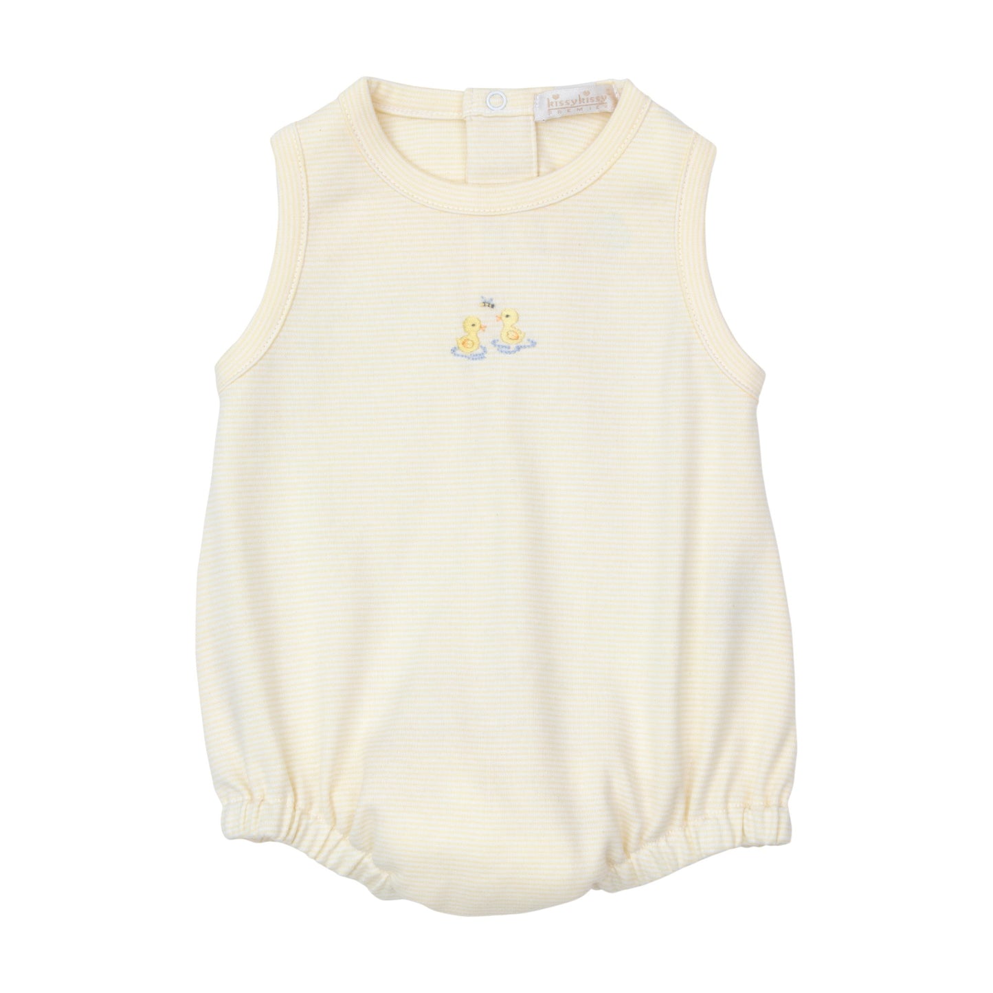 Kissy Kissy Premier Duck Pond Paddles Hand Emb Stripe Bubble