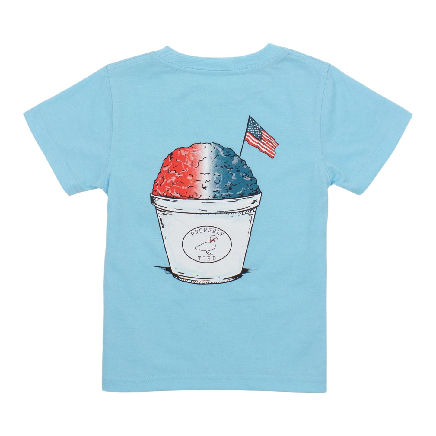 Properly Tied American Chillin Snow Cone T-Shirt