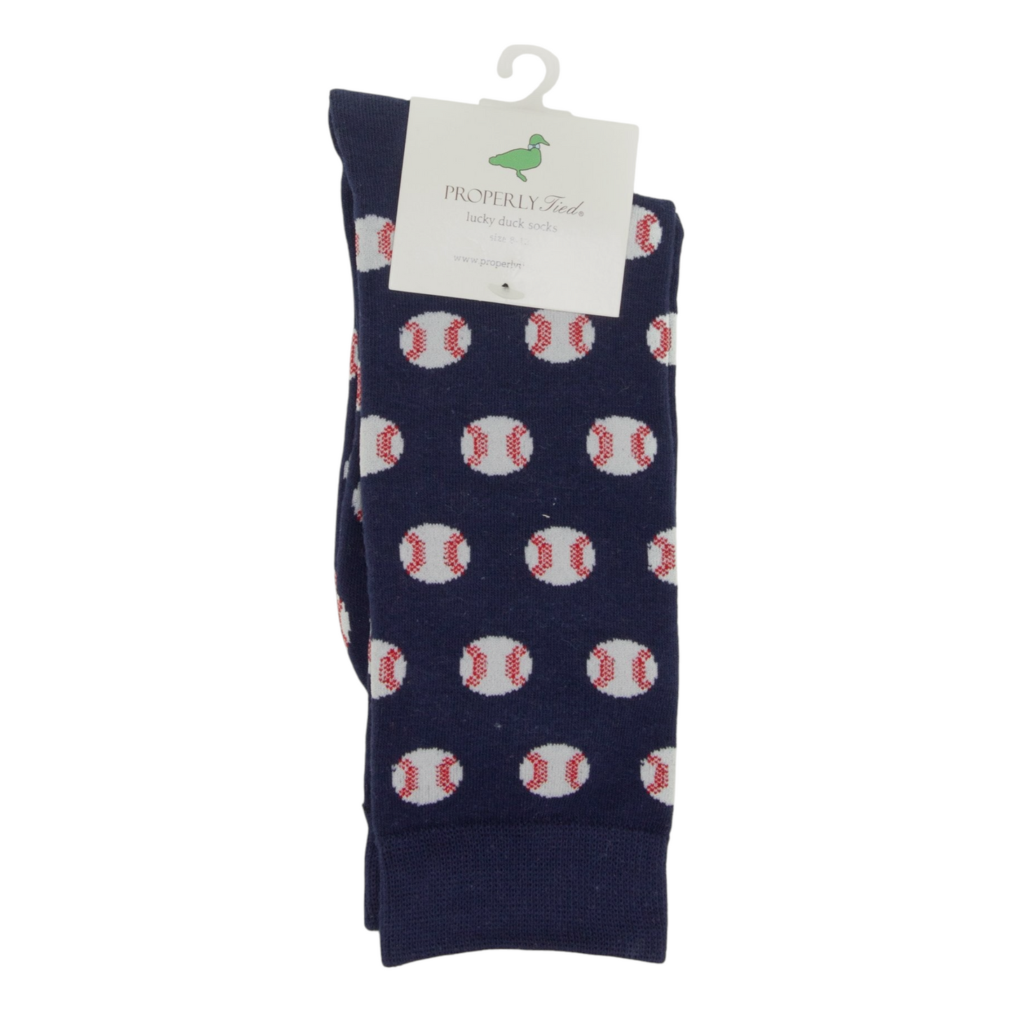 Properly Tied LD Lucky Duck Baseball Sock