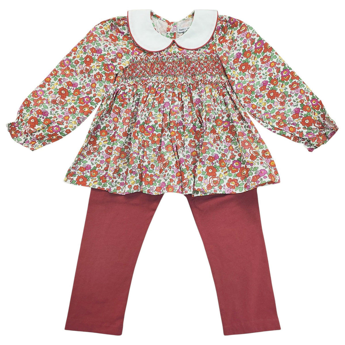 Sweet Dreams Scarlett Smocked Pant Set