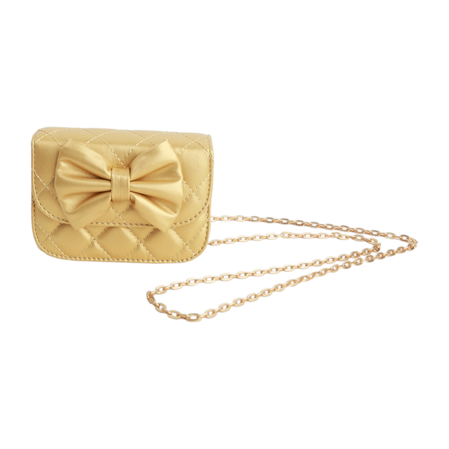 Sparkle Sisters Metallic Bow Purse