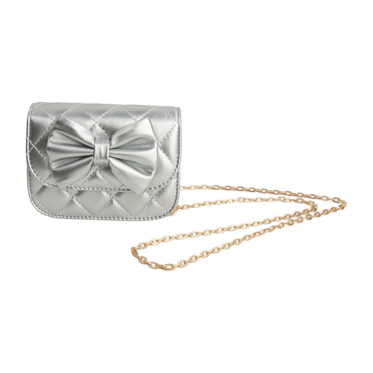 Sparkle Sisters Metallic Bow Purse