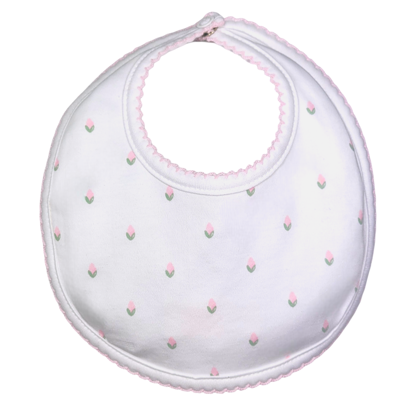 Luigi Rose Print Bib