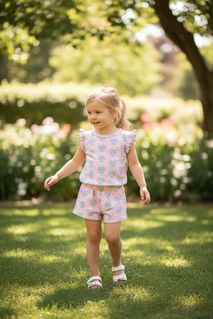 True Floral Terry Set