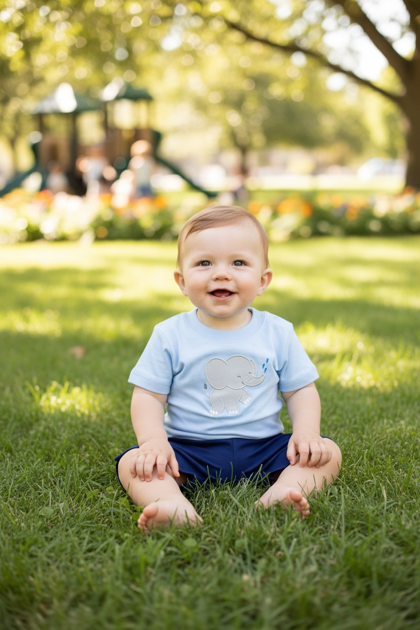Luigi Baby Elephant T-Shirt