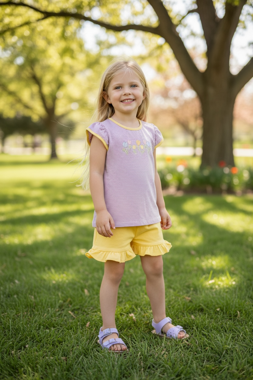 Three Sisters Tulip Short Set