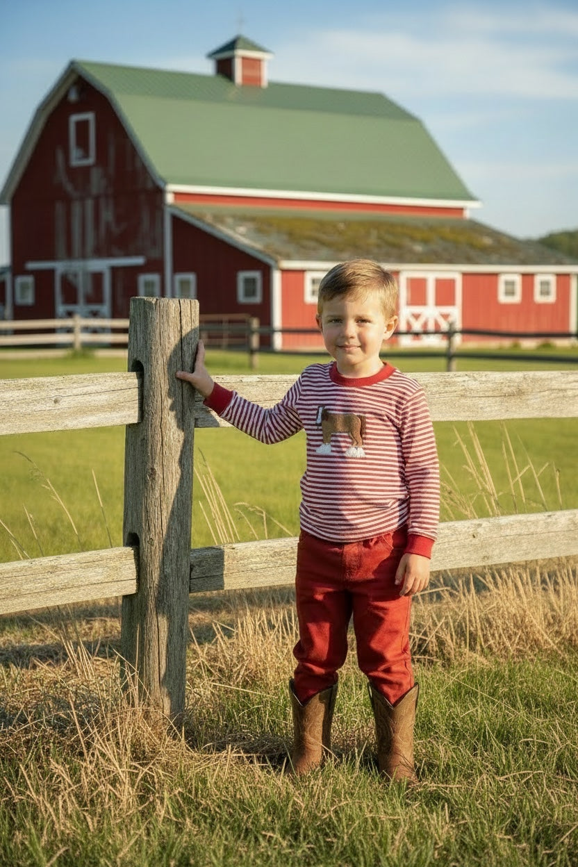 Luigi Stripe Clydesdale T-Shirt