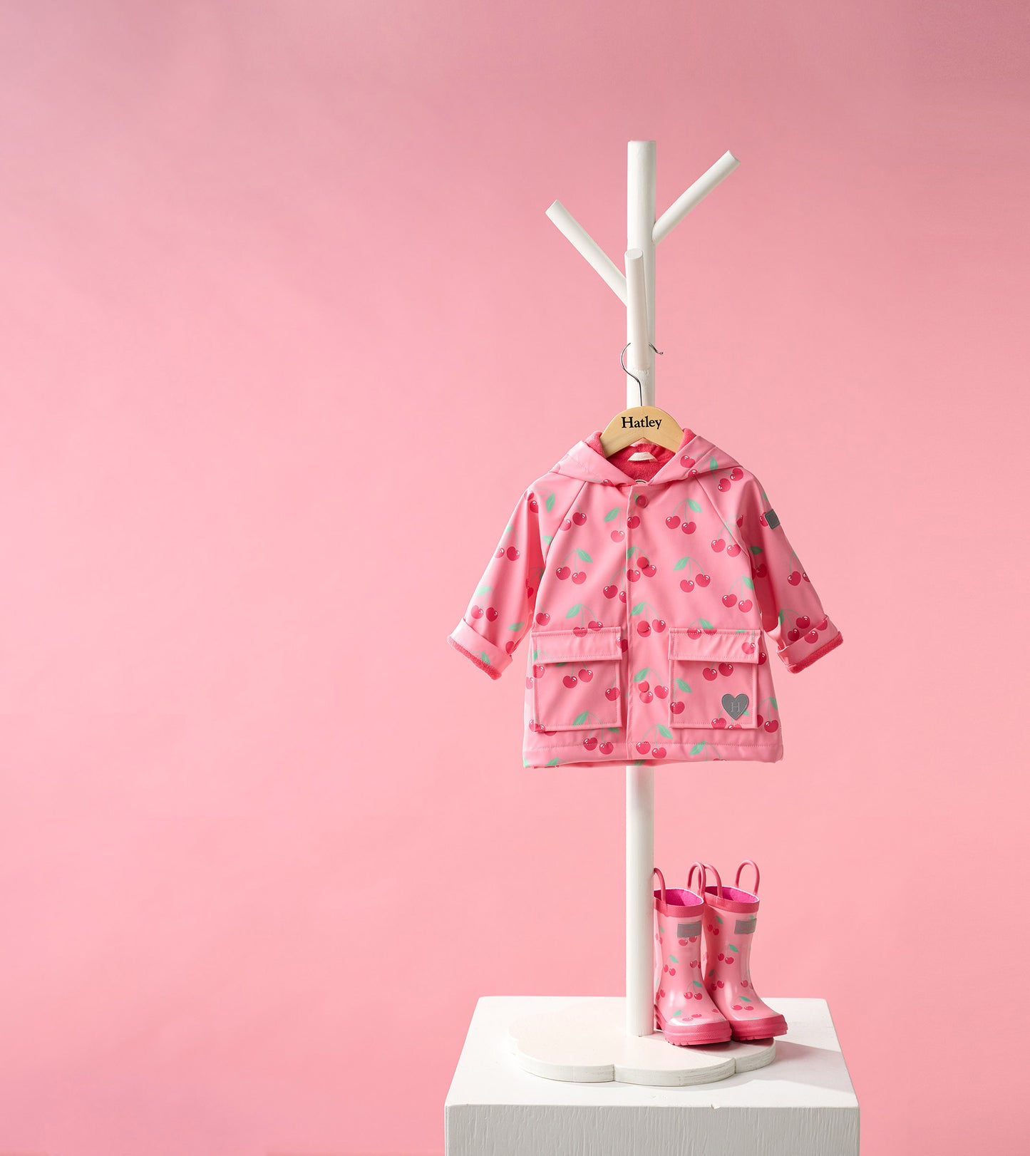 Hatley Cherries Snap Raincoat