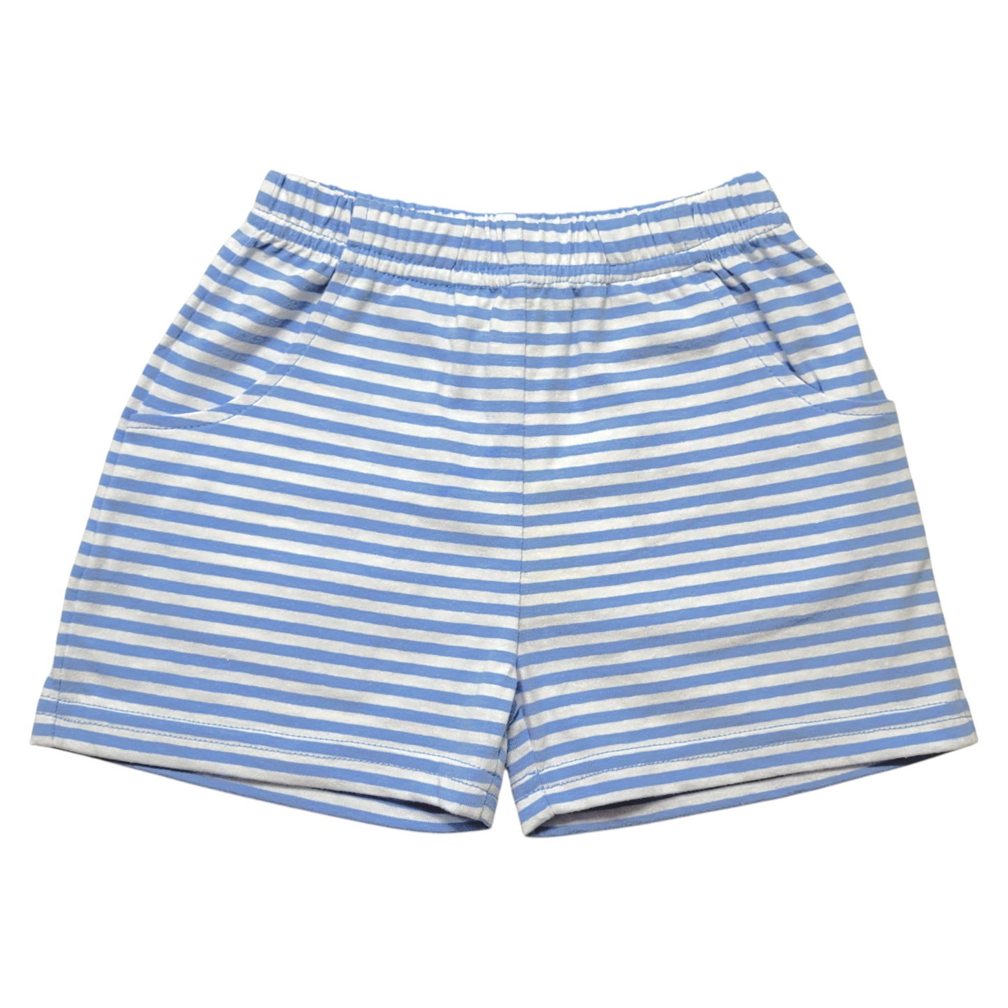 Luigi Striped Cotton Jersey Pocket Short