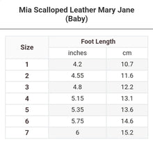 Load image into Gallery viewer, L&#39;Amour Mia Scalloped Leather Mary Jane