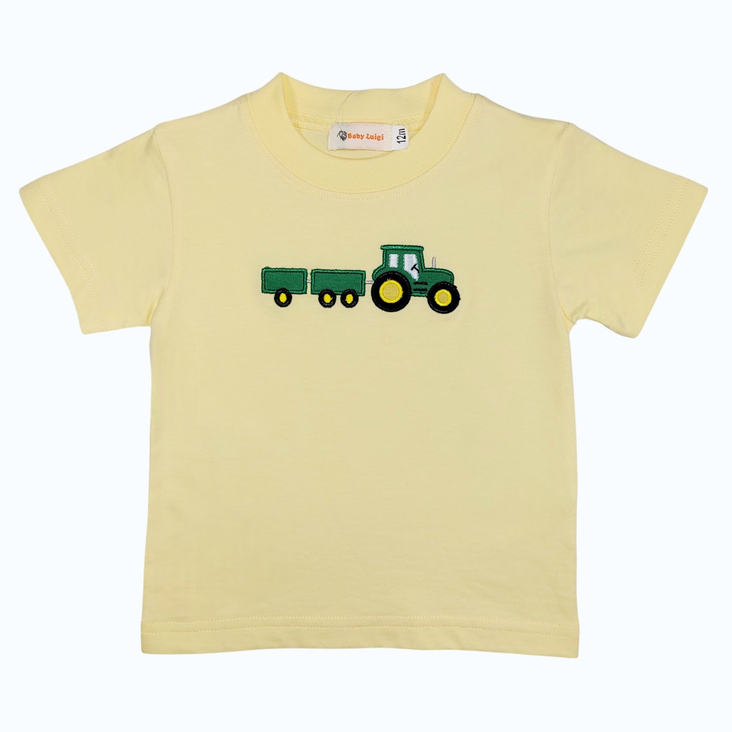 Luigi Tractor With Two Wagons T-Shirt