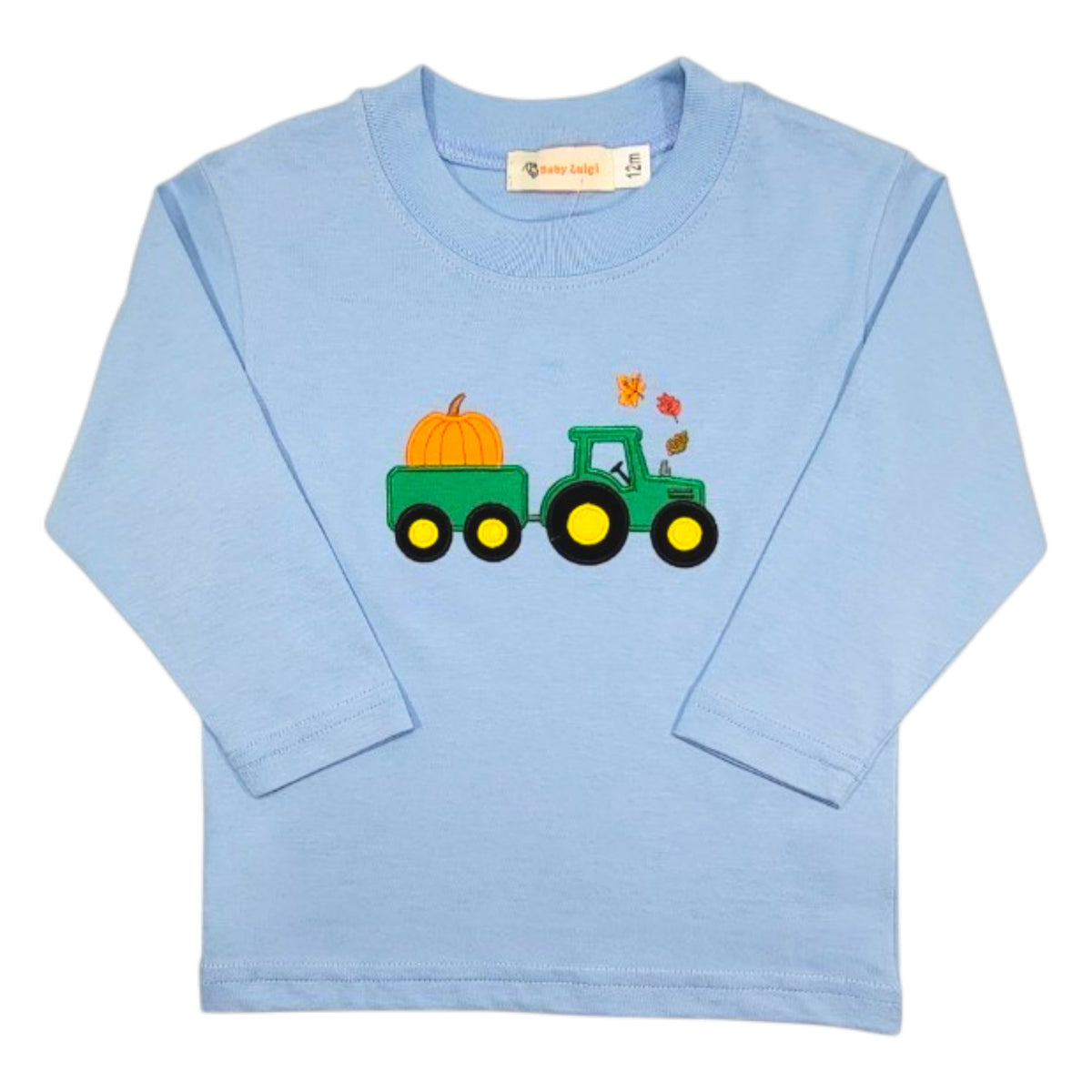 Luigi Tractor, Wagon With Pumpkins T-Shirt