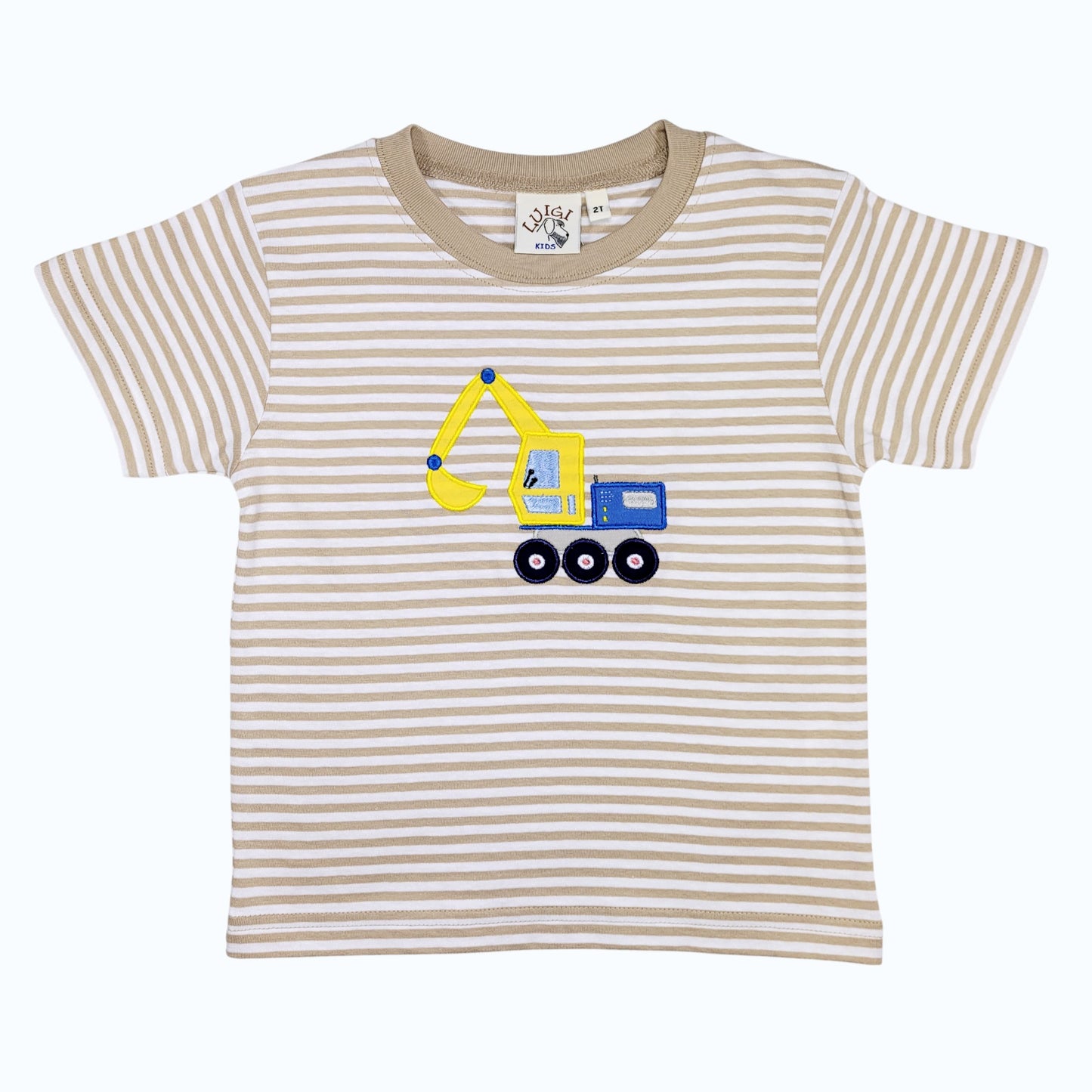 Luigi Striped Excavator T-Shirt
