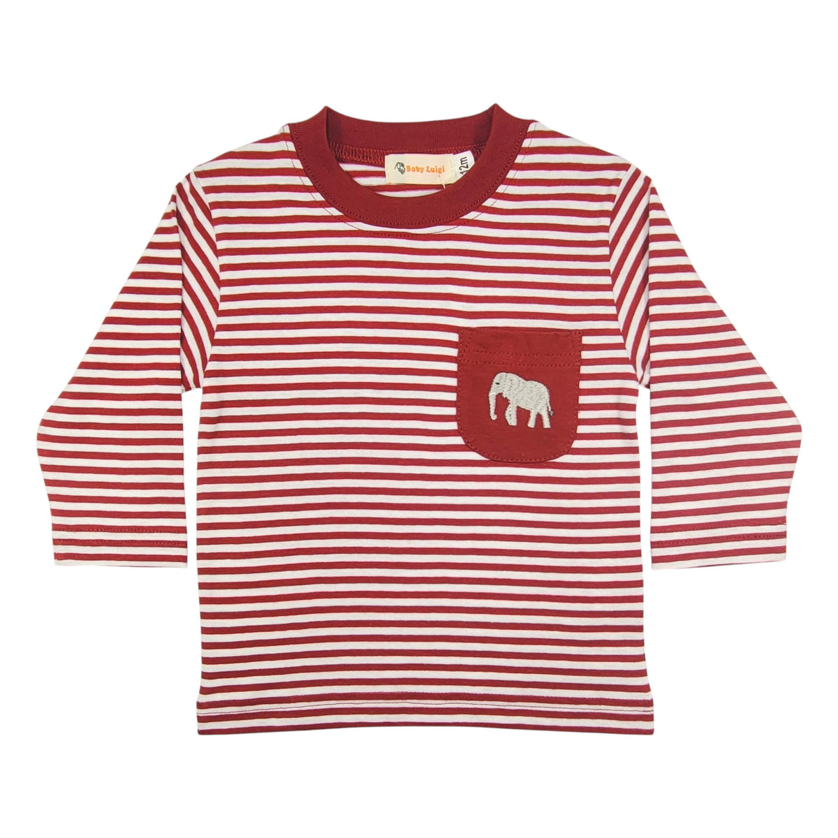 Luigi Stripe Elephant T-Shirt