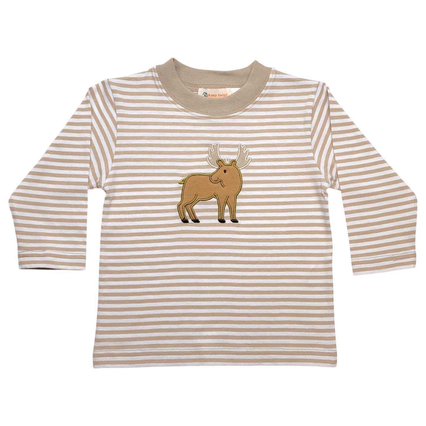 Luigi Striped Moose T-Shirt