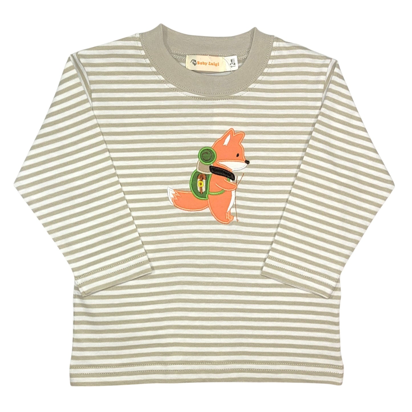 Luigi Striped Hiking Fox T-Shirt