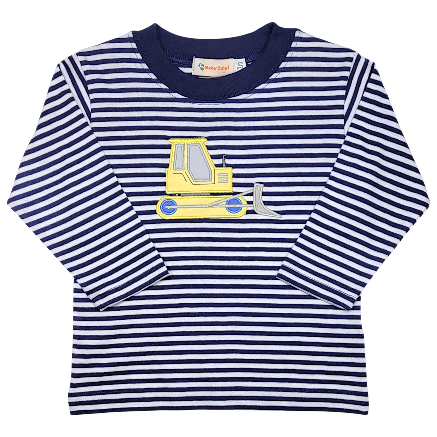 Luigi Striped Bulldozer T-Shirt