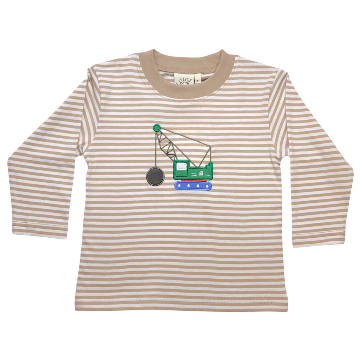 Luigi Crane With Ball Striped T-Shirt