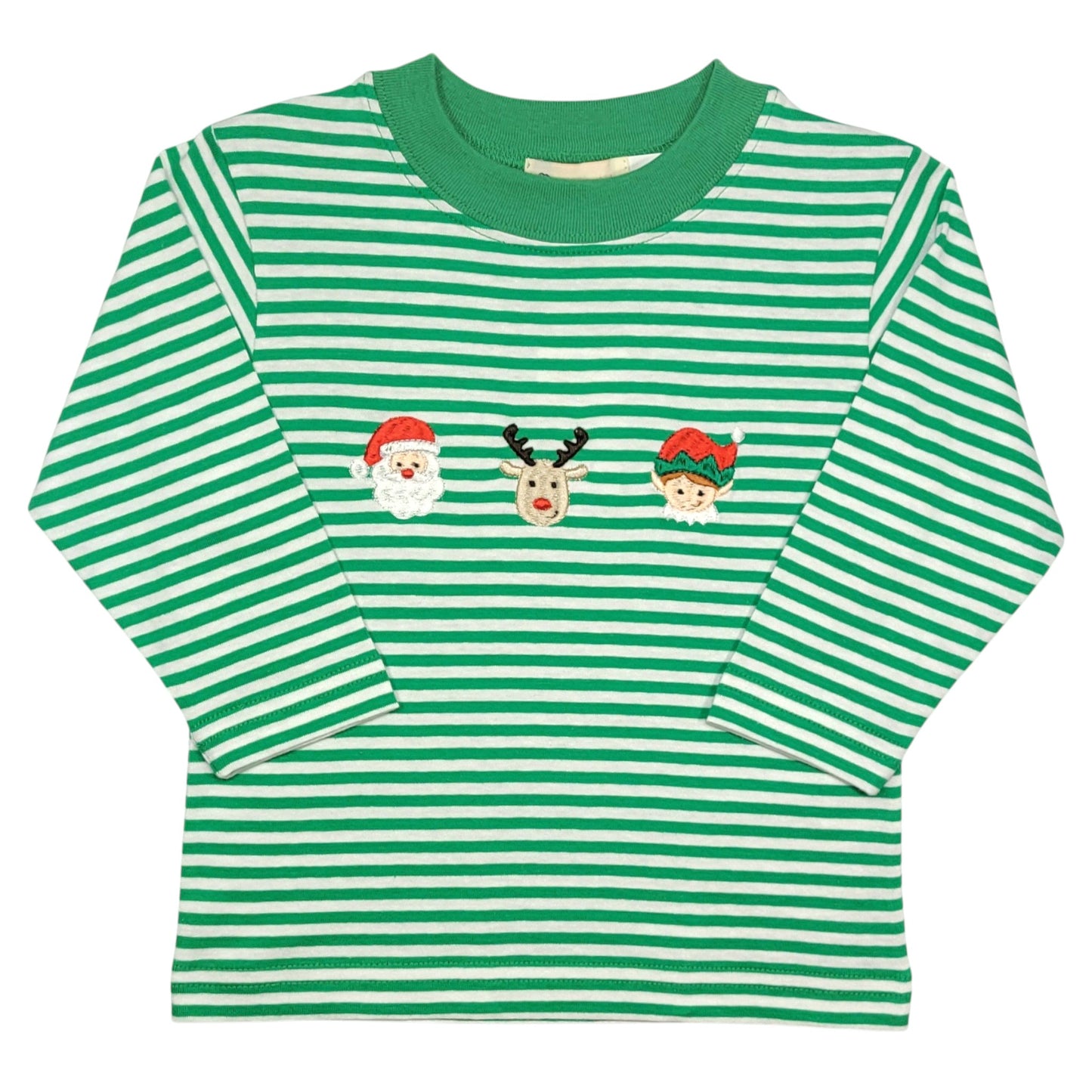 Luigi Striped Santa, Rudolph And Elf T-Shirt
