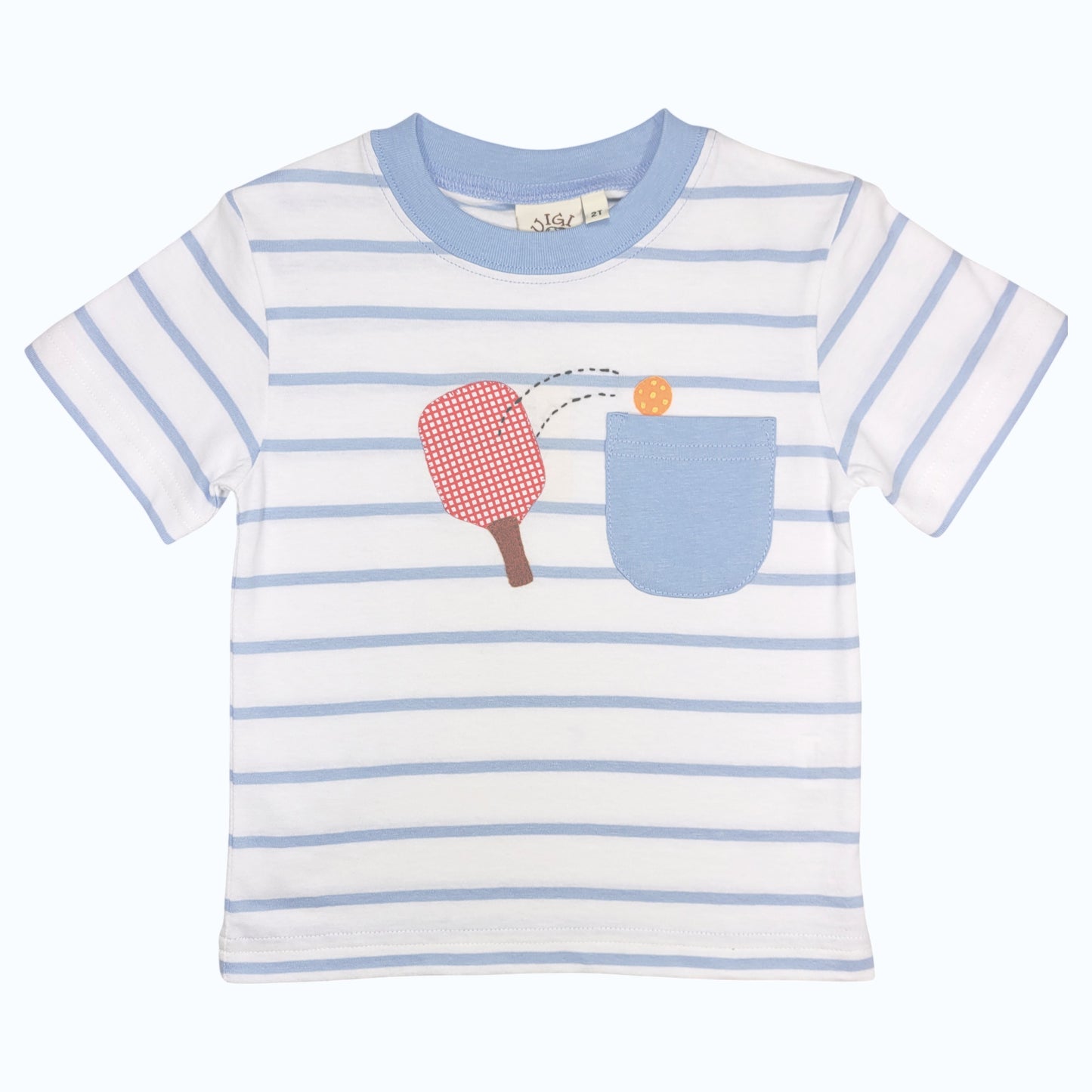 Luigi Striped Pickleball Paddle T-Shirt