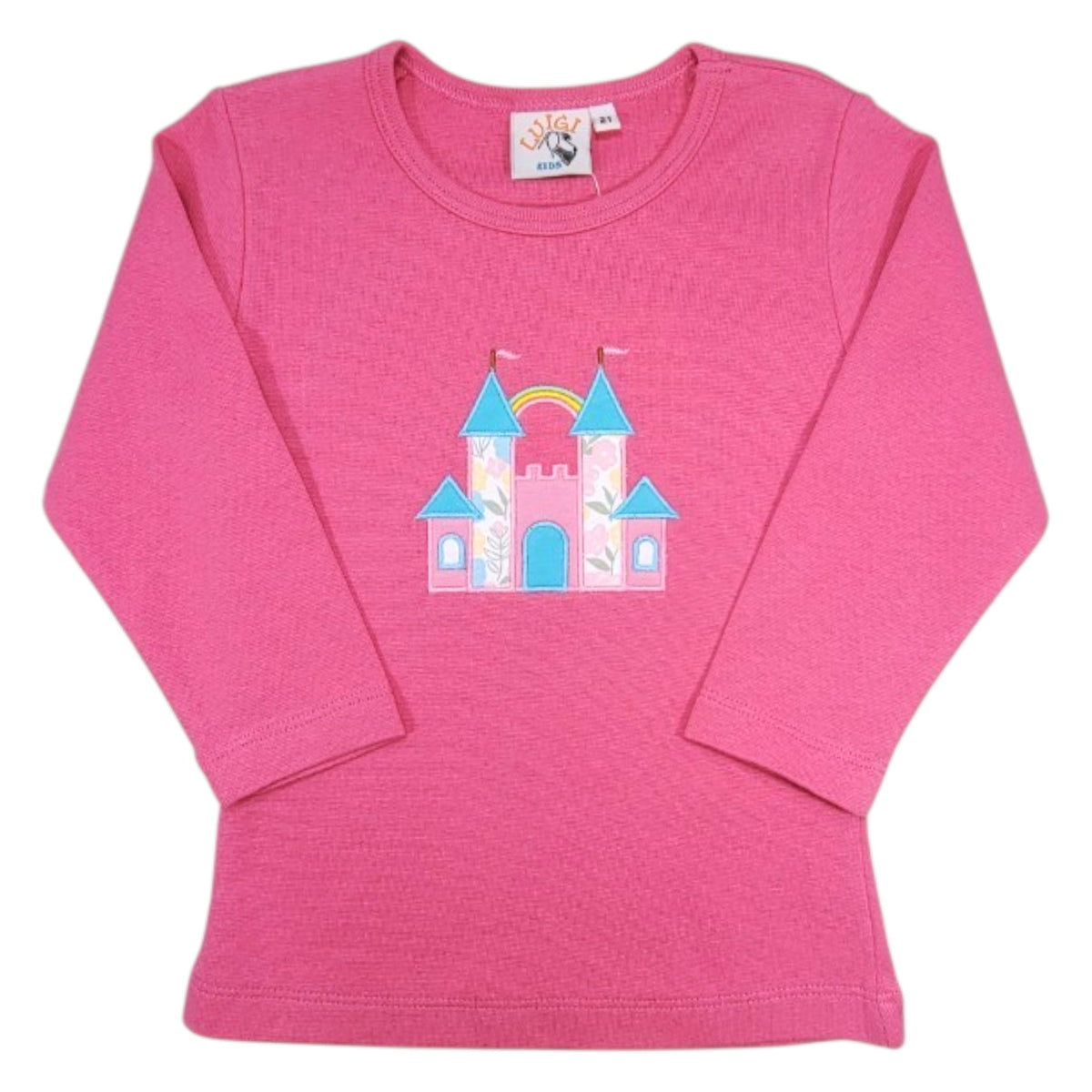 Luigi Castle With Rainbow Shirt