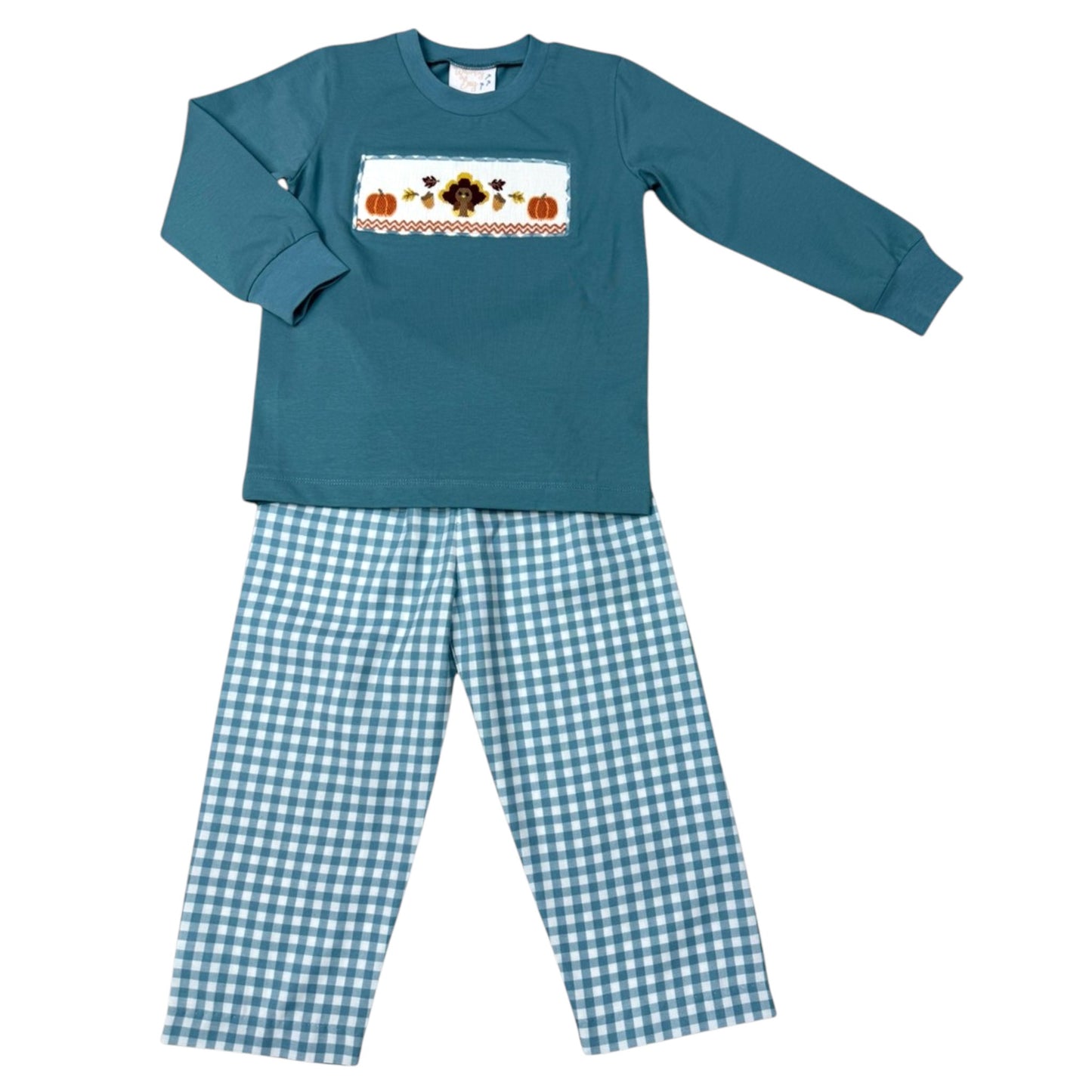 Whimsy Bay Thankful Turkey Pant Set
