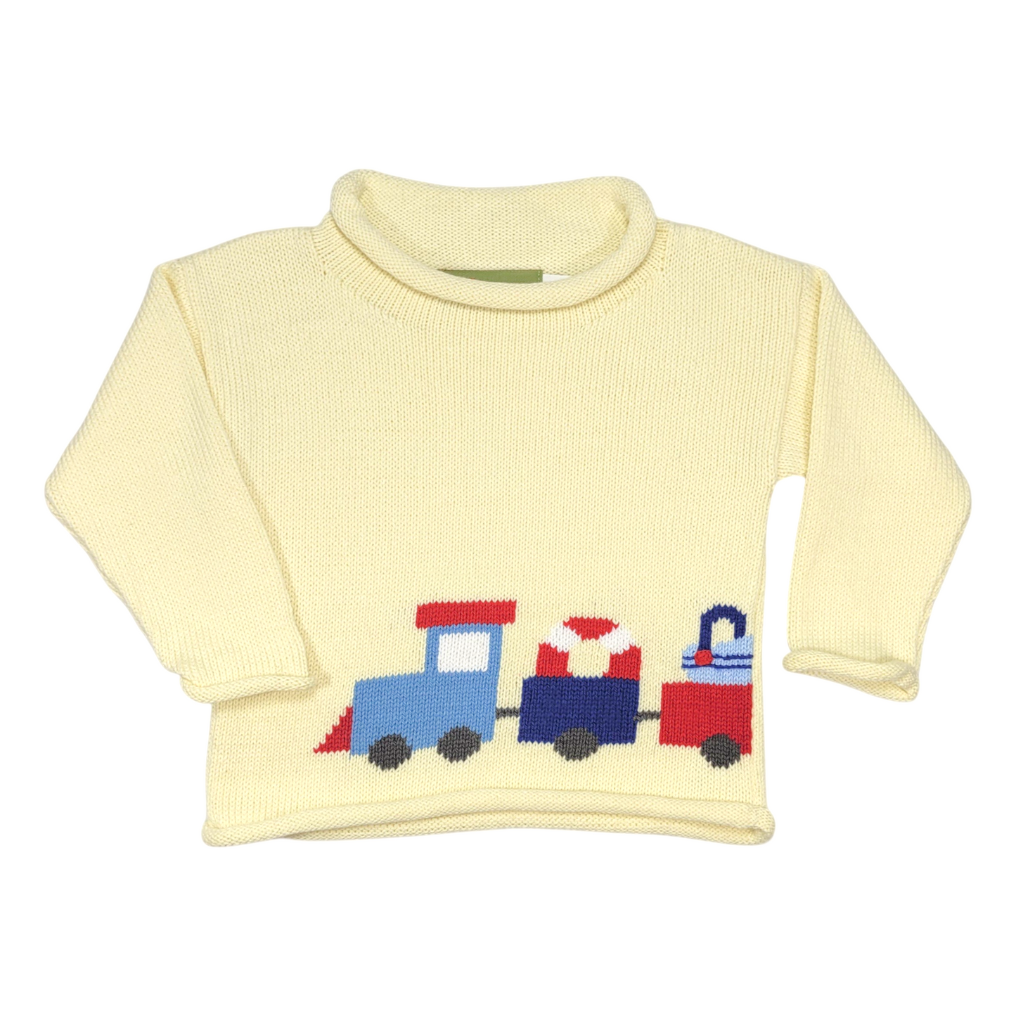 Luigi Train With Buoy Roll Neck Sweaters