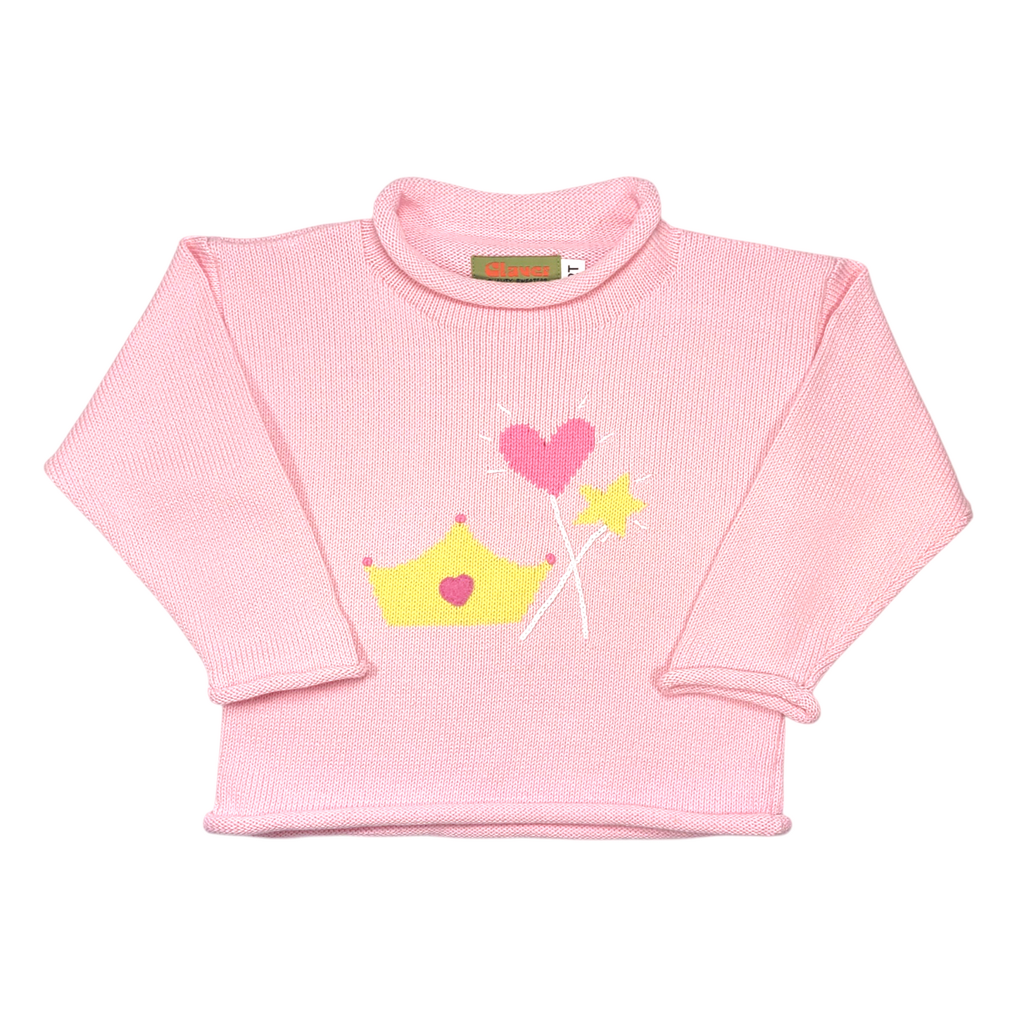 Luigi Crown And Wands Roll Neck Sweater