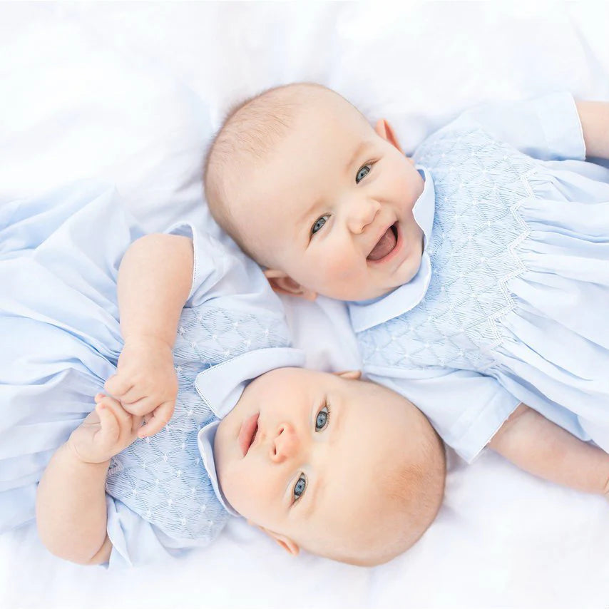 Feltman Brothers Diamond Smocked Creeper