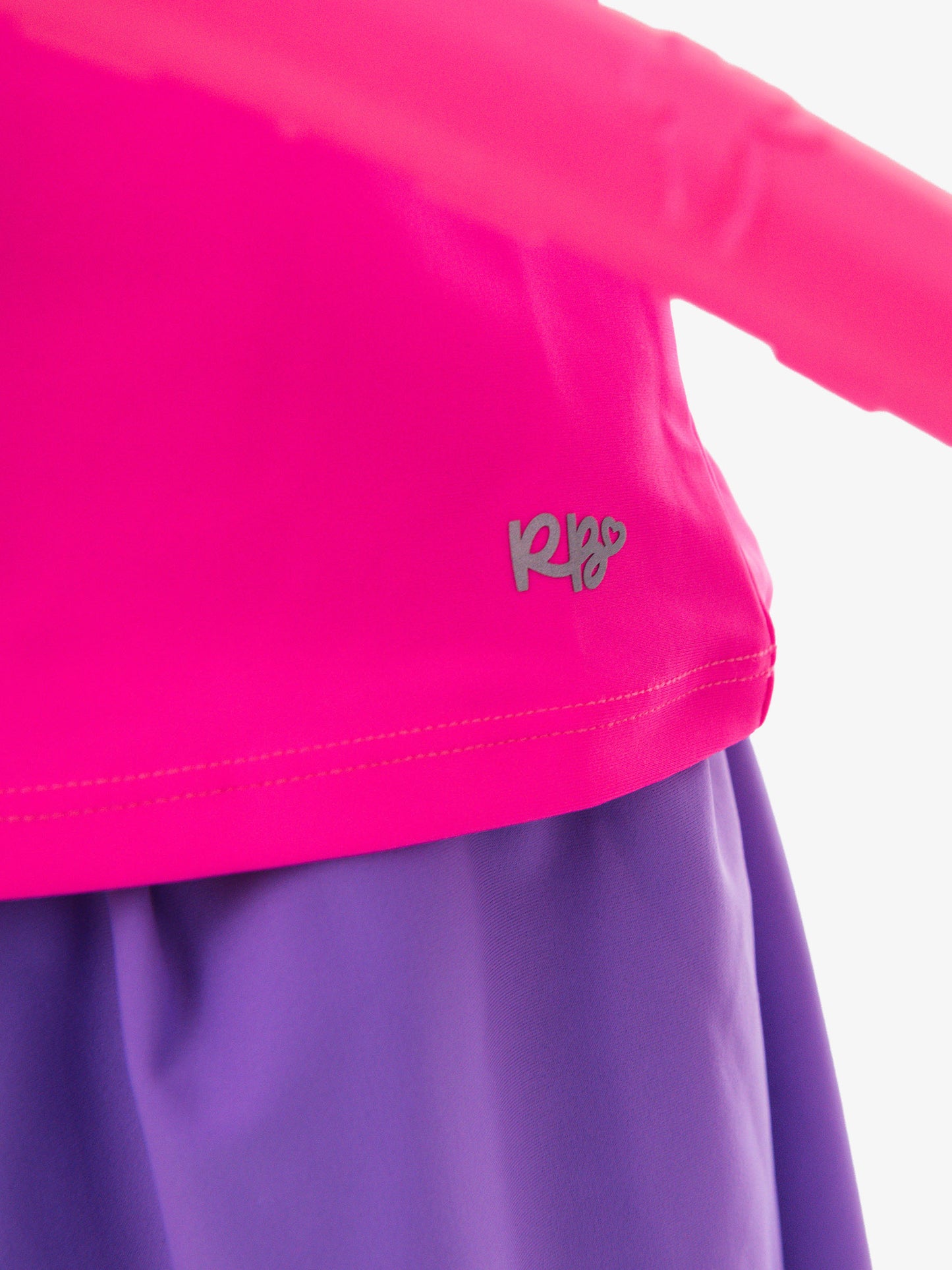 Ruffle Butts Active Raglan Bow Shirt