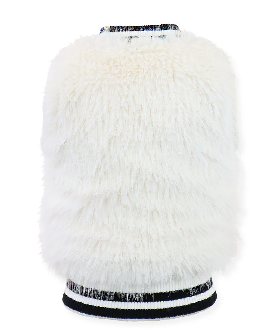 Widgeon Varsity Fur Shag Vest