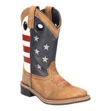 Load image into Gallery viewer, Smoky Mountain Boots Stars &amp; Stripes Youth Western Boot