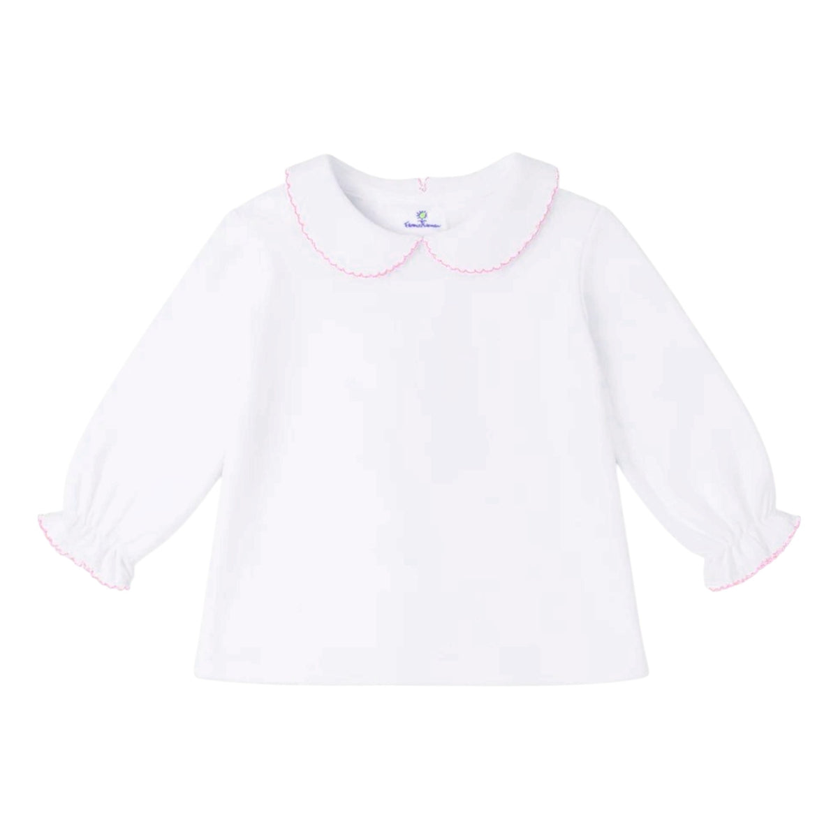 Florence Eiseman Knit Blouse With Picot