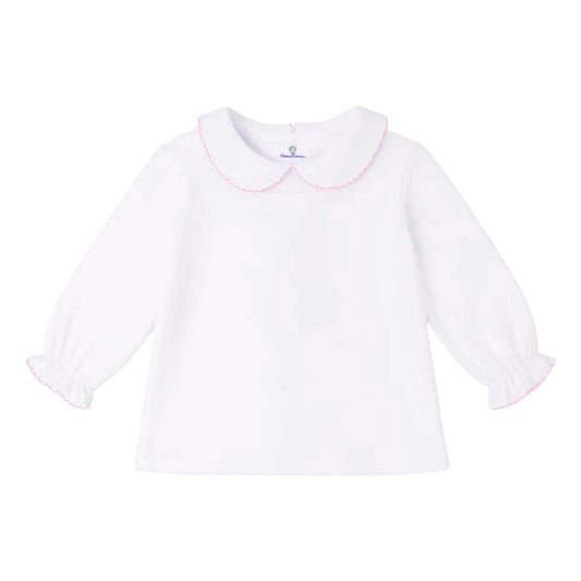 Florence Eiseman Knit Blouse With Picot
