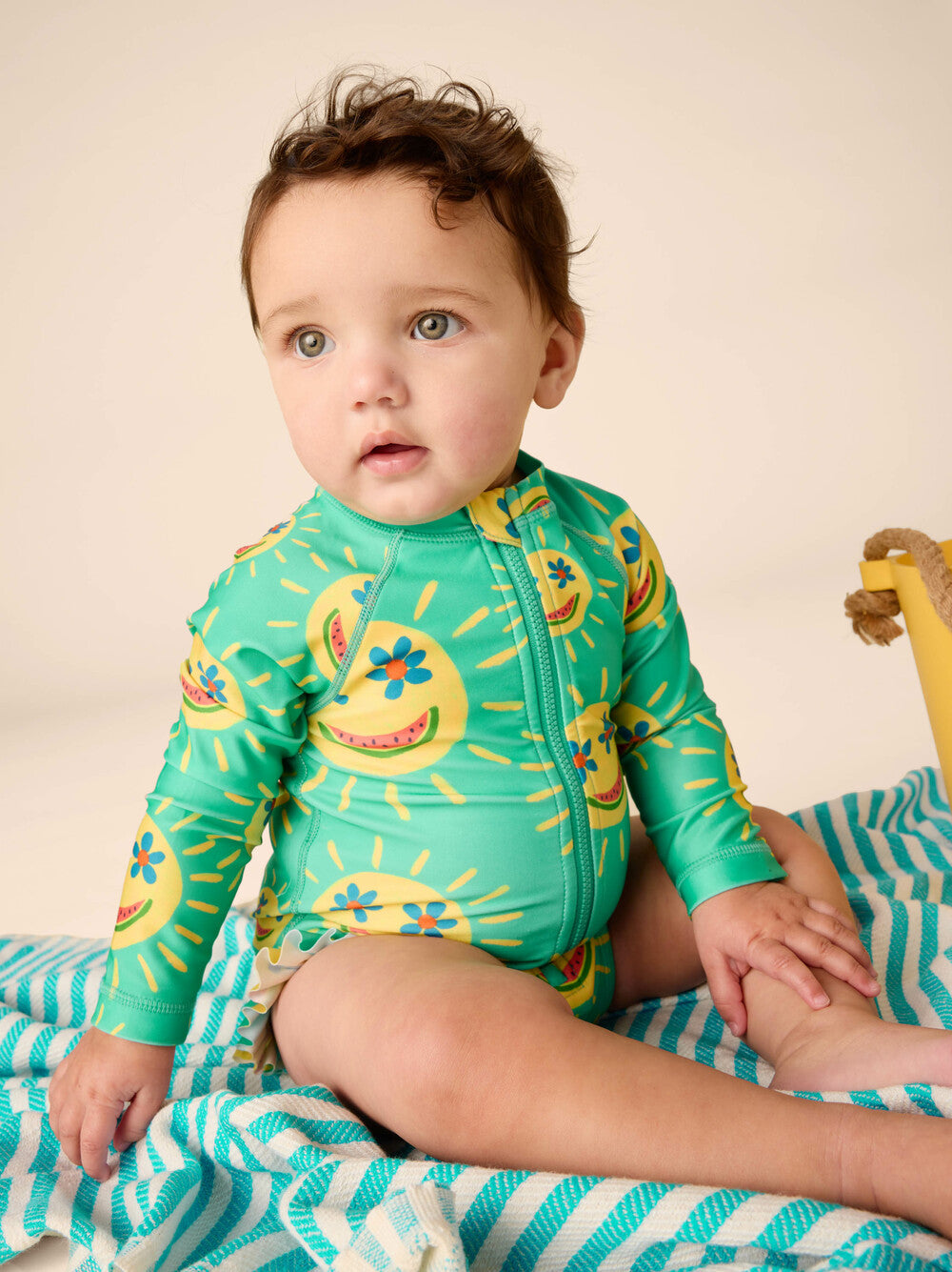 Tea Rash Guard Baby Swimsuit