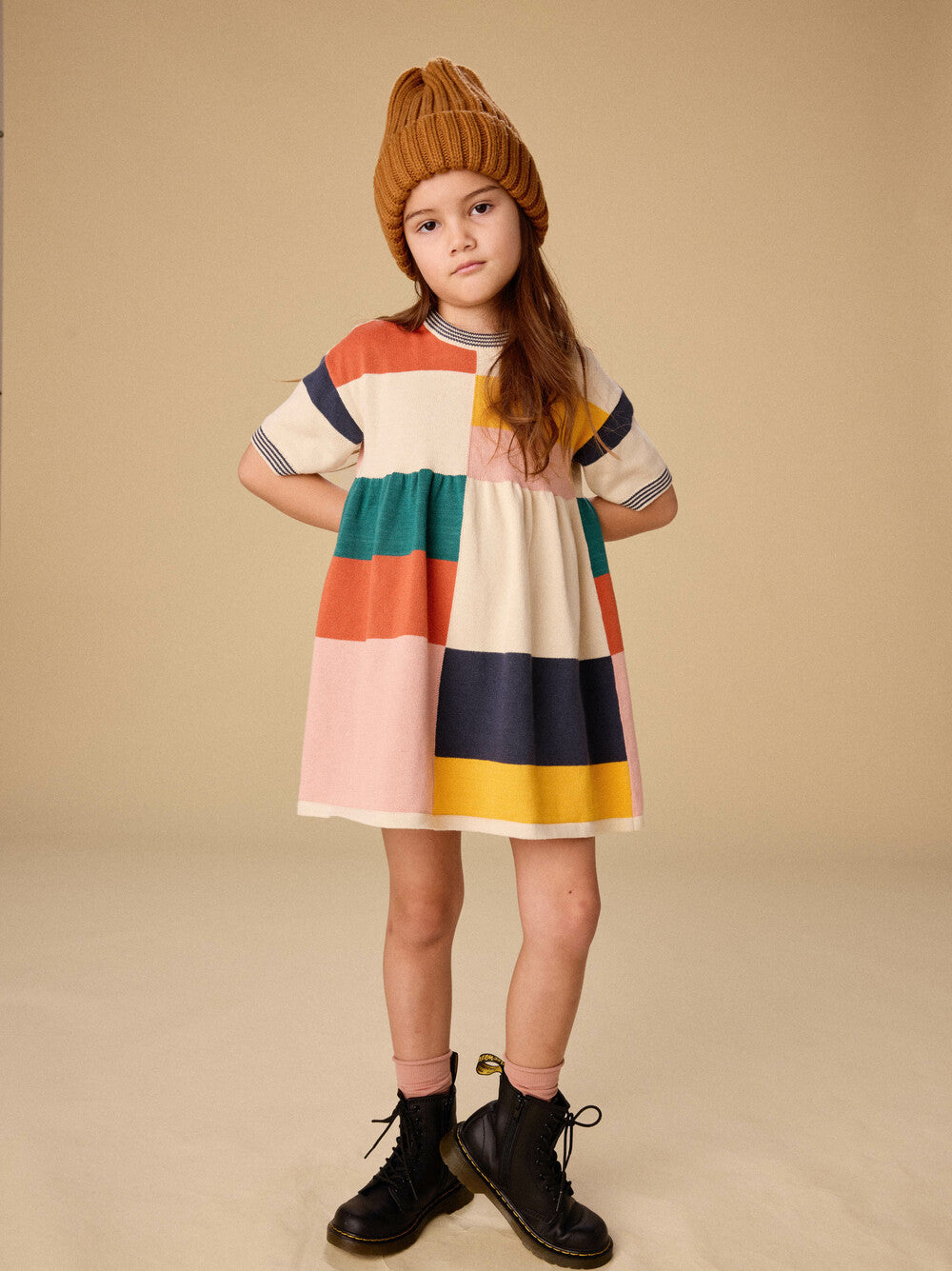 Tea Colorblock Sweater Dress