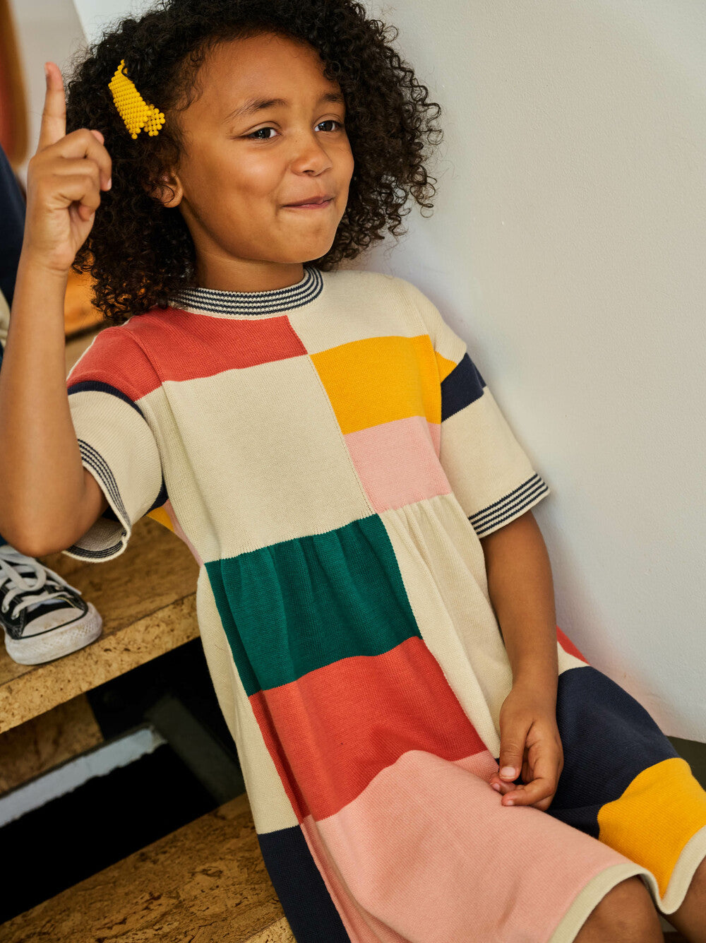 Tea Colorblock Sweater Dress
