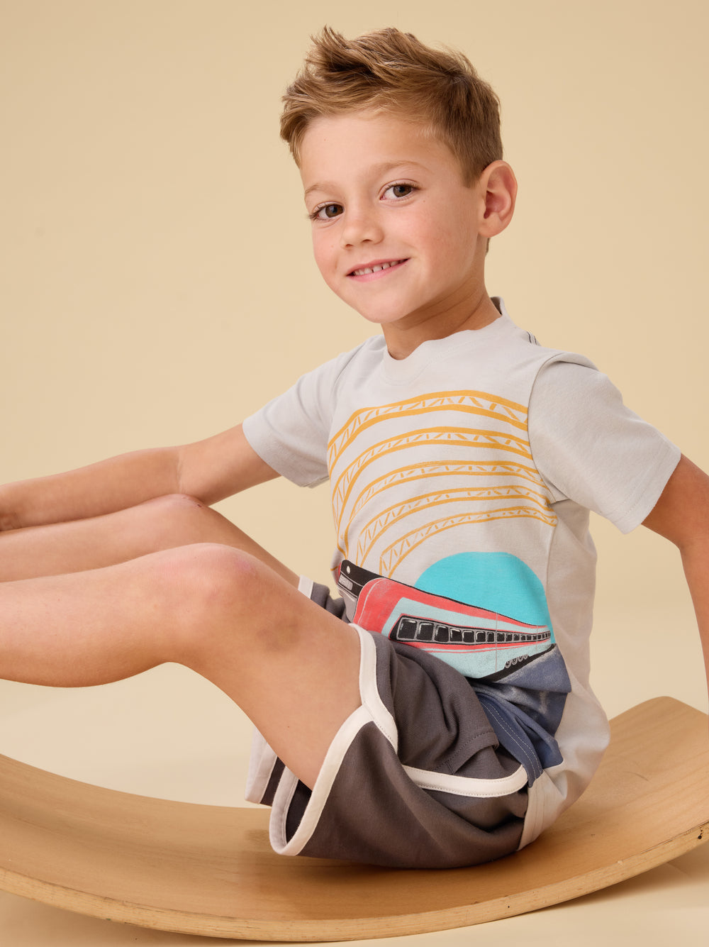 Tea Sporty Ringer Shorts