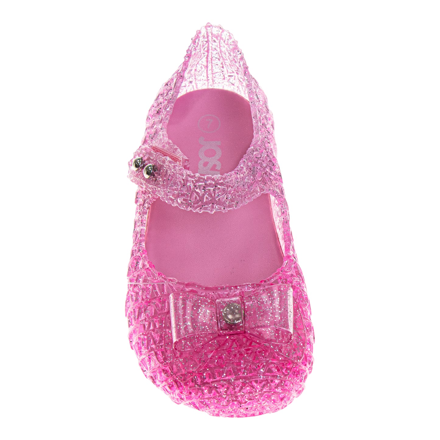 Josmo Bow Glitter Jelly Sandal