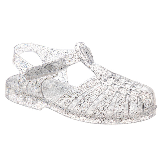 Josmo Clear Glitter Jelly Sandal