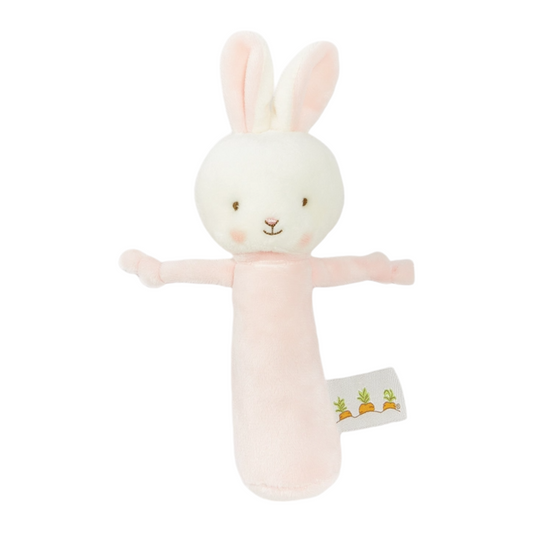 Bunnies By The Bay Friendly Chime Rattle - Pink Bunny