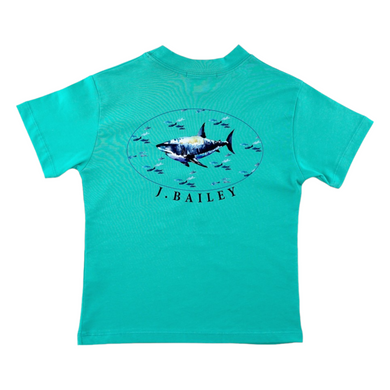 Bailey Boys Shark Logo Short Sleeve Tee