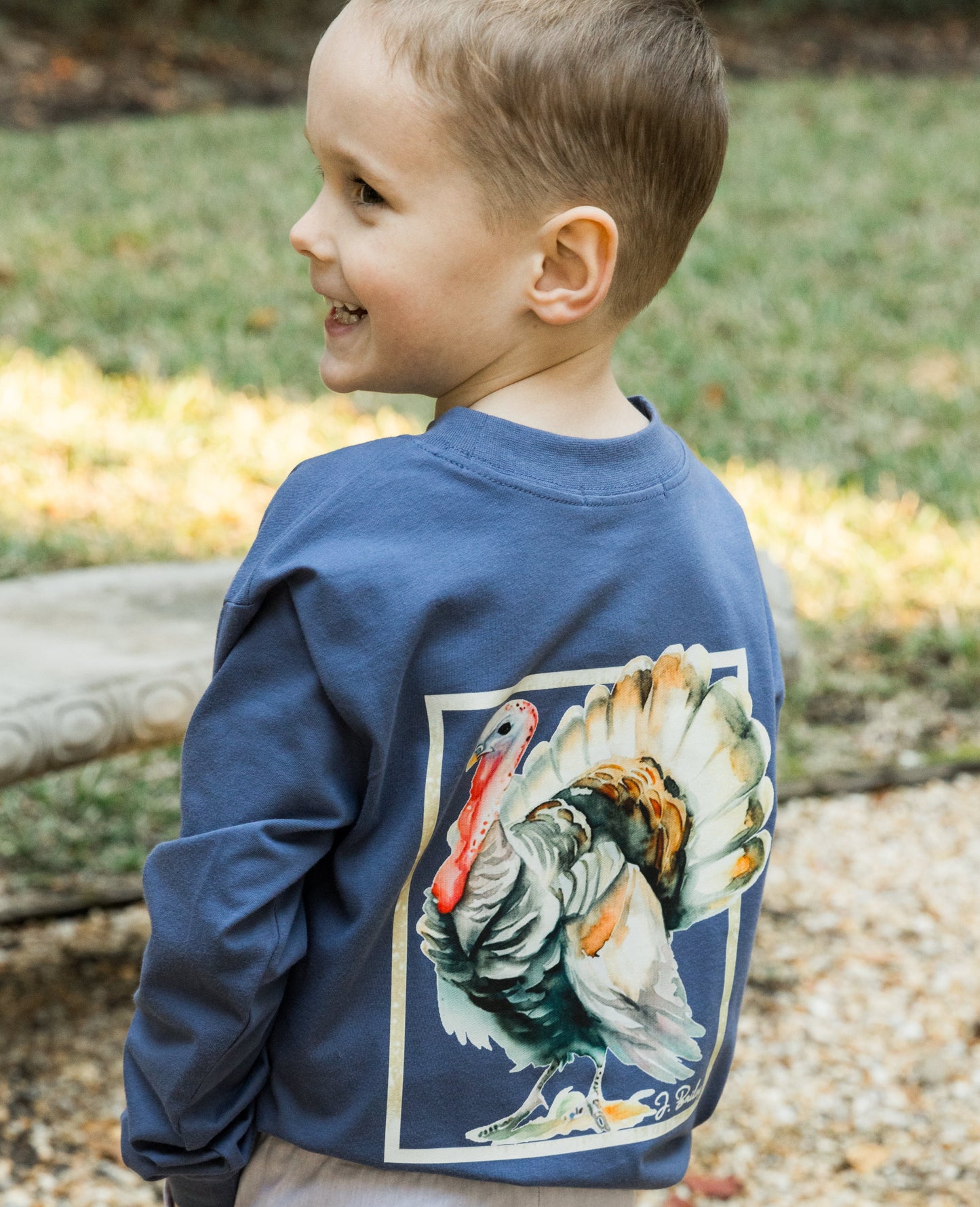 Bailey Boys LS Turkey Logo Tee